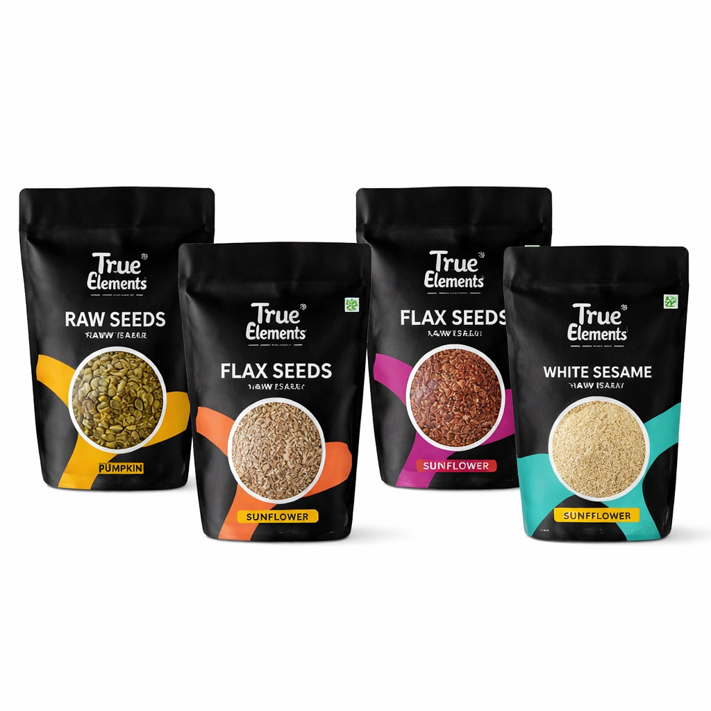 Mixed Seeds Combo – Flax, Pumpkin, Sesame & Sunflowe